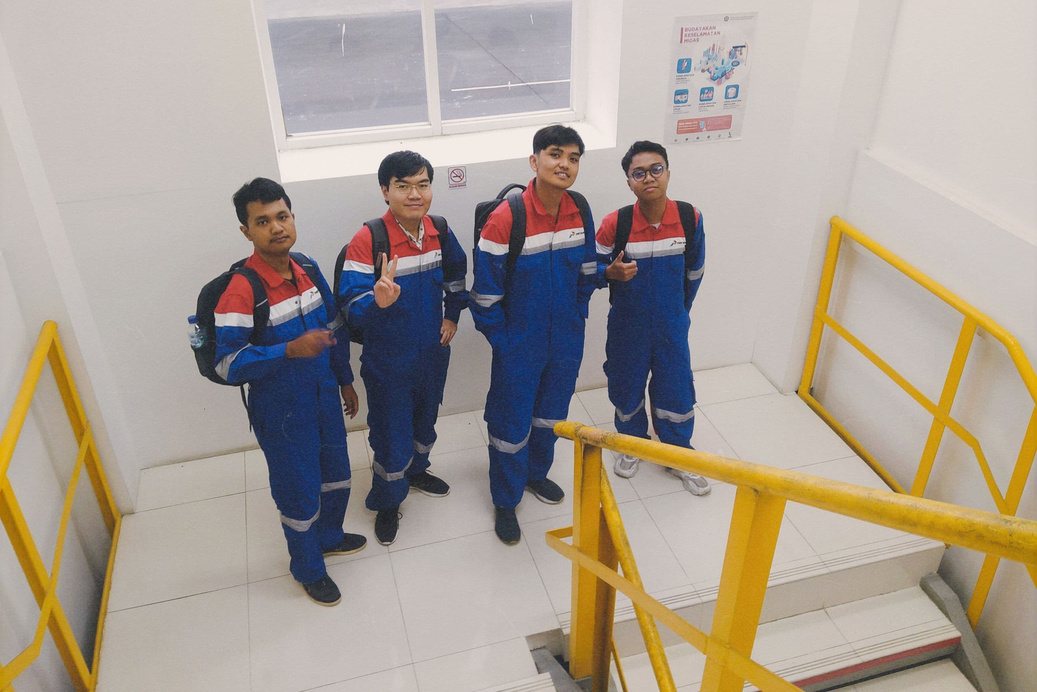 Interns on site at PT Pertamina EP Cepu