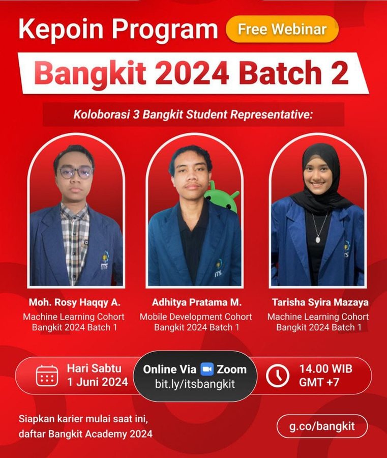 Bangkit 2024 Batch 2 webinar poster